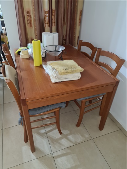 תמונה 1 ,שולחן פינת אוכל עם כסאות למכירה באשקלון ריהוט  שולחנות