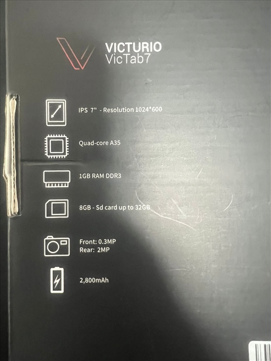 תמונה 5 ,Victurio victab7 טאבלט חדש למכירה בנשר מחשבים וציוד נלווה  טאבלט Tablet