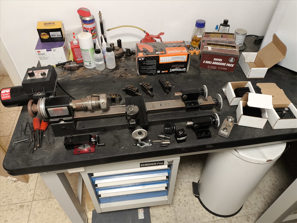 תמונה 1, מחרטה Sherline תוצרת ארהב  למכירה בזכרון יעקב | כלי עבודה  כלים תעשייתים