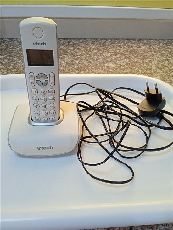 תמונה 1 ,טלפון אלחוטי מעמד ניטען VTECH  למכירה בנתניה מוצרי חשמל  טלפון אלחוטי
