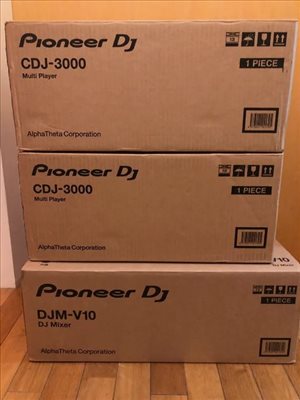 Pioneer DJ CDJ-3000  + DJM-V10 