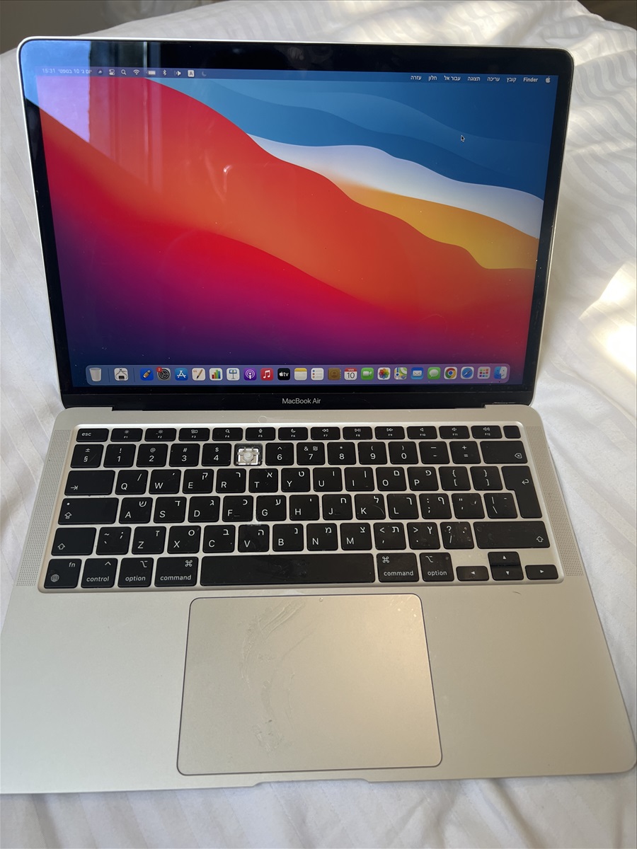 תמונה 1, MacBook Air M1 למכירה בעין כרמל | מחשבים וציוד נלווה  מחשב נייד