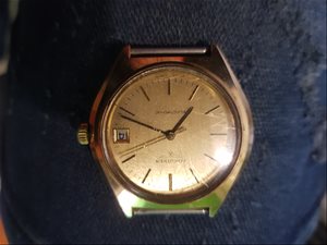 Longines electronic gold  