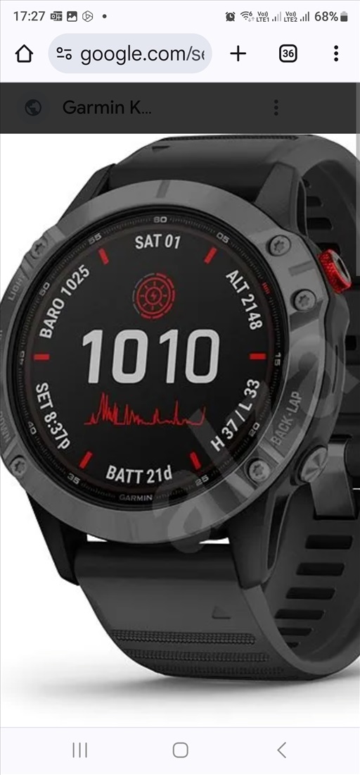 תמונה 1 ,Garmin Fenix 6 Pro למכירה בראשון לציון ציוד ספורט  שעוני דופק/ פולאר