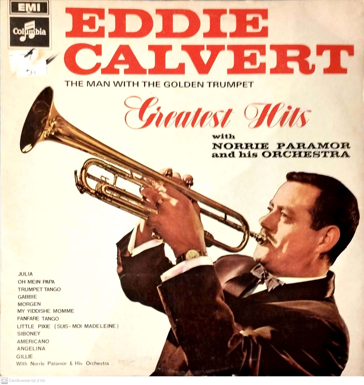 תמונה 1, Eddie Calvert Greatest Hits למכירה ברמת השרון | אספנות  תקליטים ודיסקים