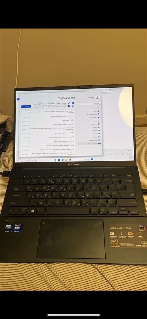 תמונה 1 ,Zenbook 14 Oled למכירה בפתח תקווה מחשבים וציוד נלווה  מחשב נייד