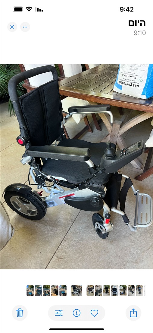 תמונה 1 ,כיסא גלגלים חשמלי  למכירה בראשון לציון ציוד סיעודי/רפואי  כסא גלגלים