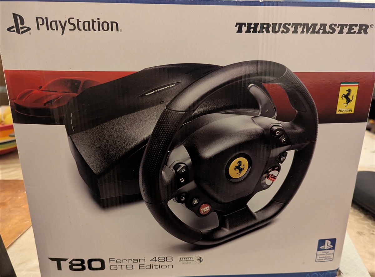 תמונה 1, הגה מירוצים ThrustMaster T80 F למכירה בכפר שמואל | משחקים וקונסולות  פ...