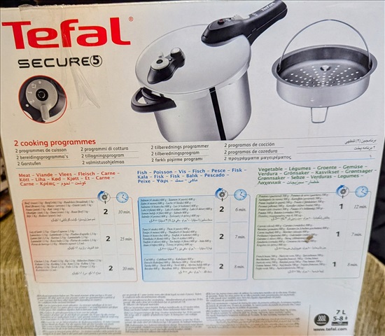 תמונה 2, סיר לחץ 7 ליטר Tefal  למכירה בכפר סבא | כלי מטבח  סירים