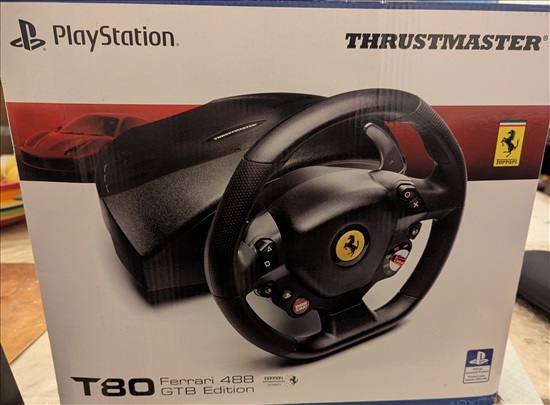 תמונה 1 ,הגה מירוצים ThrustMaster T80 F למכירה בכפר שמואל משחקים וקונסולות  פלייסטיישן