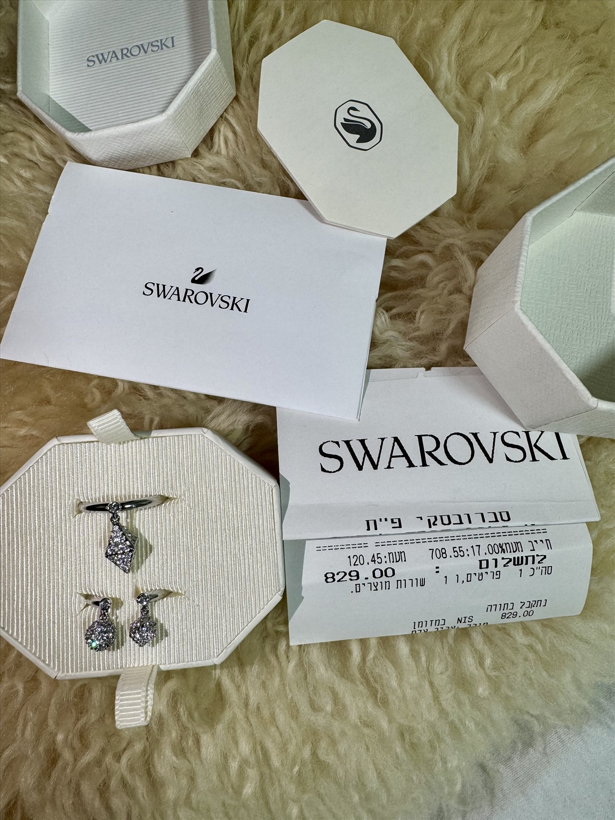 תמונה 1, טבעת SWAROVSKI למכירה ברמת גן | תכשיטים  טבעות