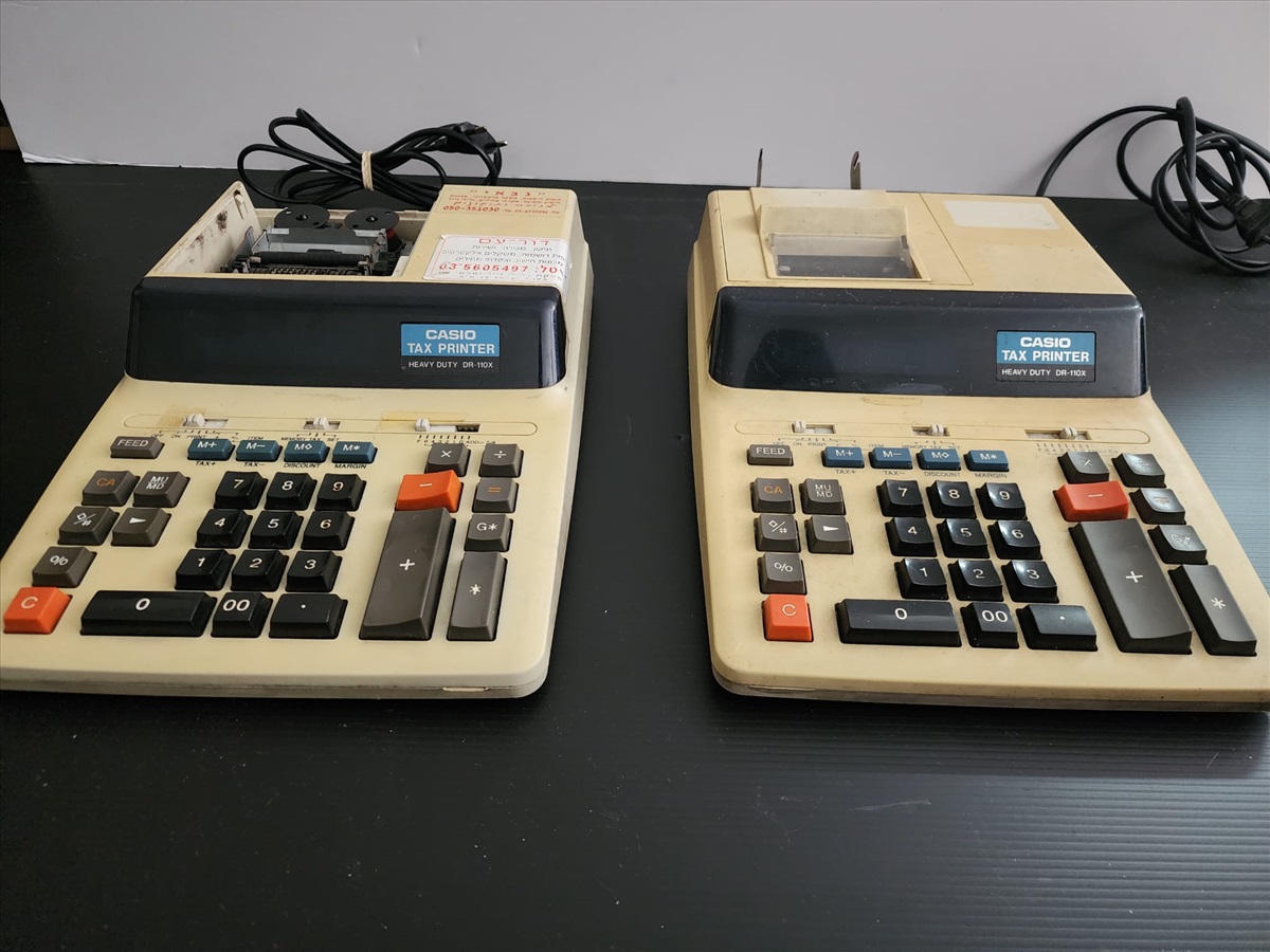 תמונה 1, 2 מכונת חישוב Casio למכירה בפתח תקווה | ציוד משרדי  מחשבונים