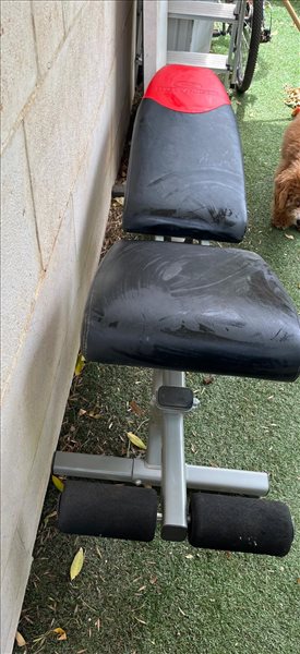 ציוד ספורט - ספסל אימון ממותג bow flex  <br>      ... 