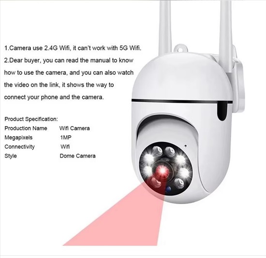 תמונה 7 ,מצלמת PTZ תומך wifi מתחברת לטל למכירה בפתח תקווה מיגון לבית ולעסק  אחר