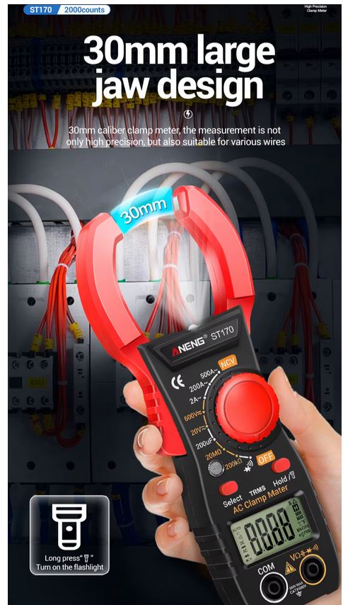 תמונה 7 ,ANENG ST170 Multimeter Digital למכירה בפתח תקווה כלי עבודה  אחר