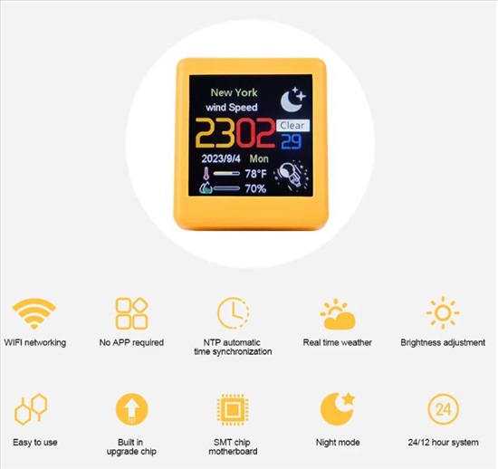 תמונה 4 ,תחנת מזג אוויר Wifi חכמה ניידת למכירה בפתח תקווה מחשבים וציוד נלווה  שונות