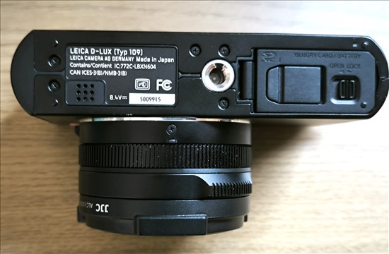 תמונה 5 ,LEICA D-LUX TYP 109 למכירה בהרצליה צילום  מצלמה דיגיטלית