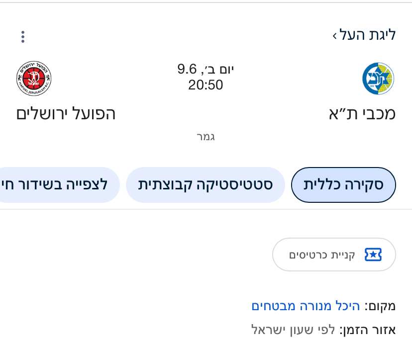 תמונה 1, מכבי נגד הפועל סל למכירה באבן מנחם | מנויים וכרטיסים  כרטיסים למשחקי ספורט