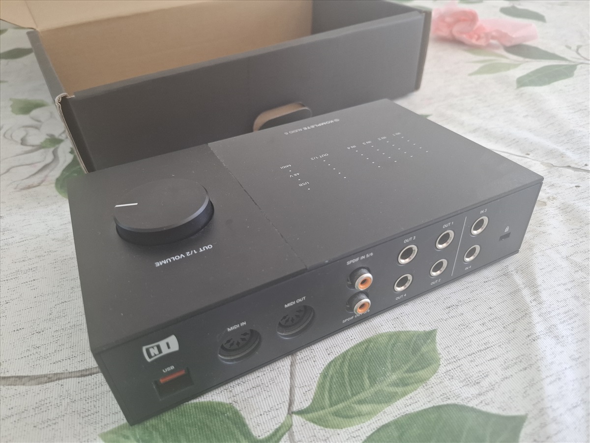 תמונה 1, כרטיס קול KOMPLETE audio 6 למכירה בלוד | ציוד לדיגיי ואולפנים  כרטיס קול
