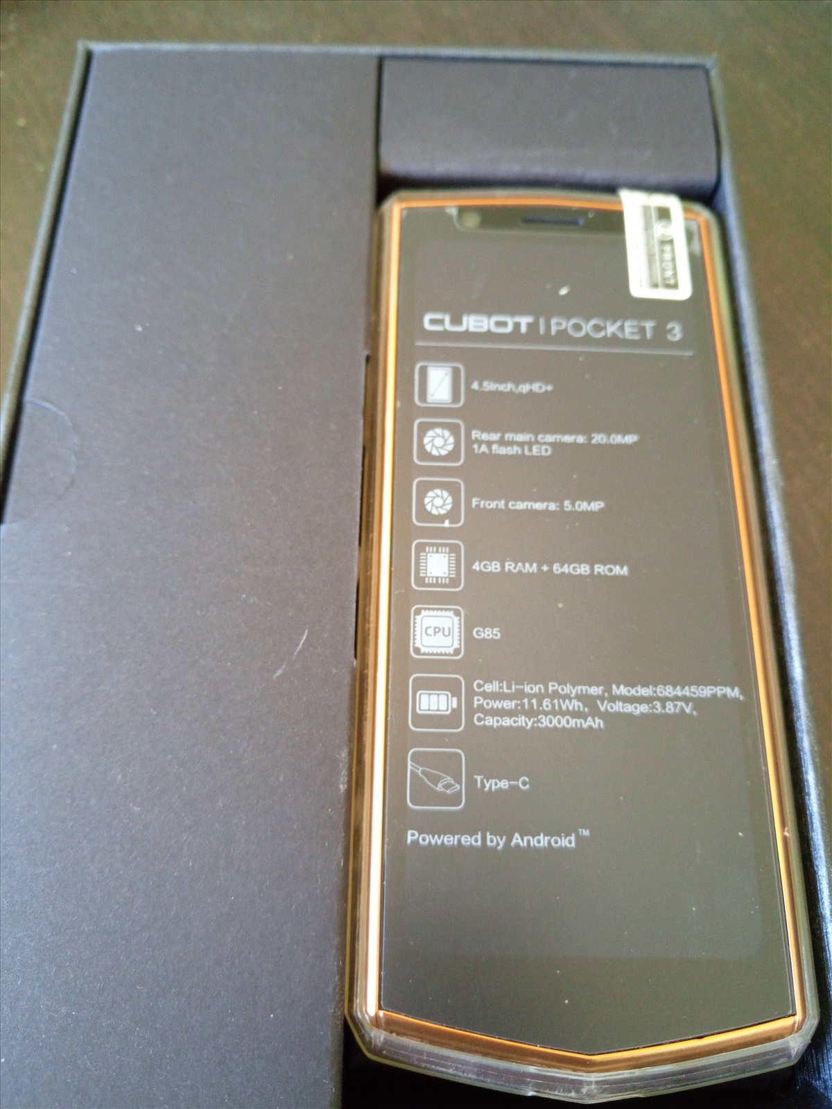 תמונה 1, Cubot pocket mini 3 למכירה בנתניה | סלולרי  סמארטפונים