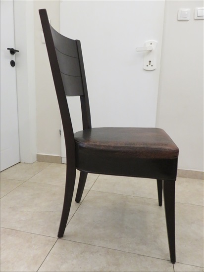 תמונה 3 ,4 כיסאות-עור למכירה בירושלים ריהוט  פינת אוכל