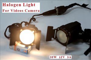 פנס Halogen למצלמת וידיאו 