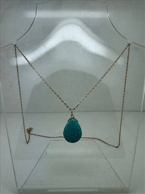 סט טורקיז עגילים ותליון 