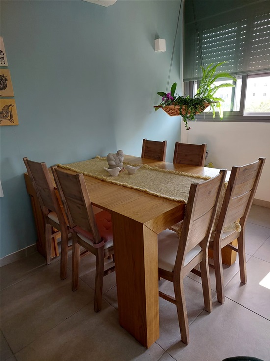תמונה 2 ,שולחן אוכל זאגה למכירה בחדרה ריהוט  שולחנות
