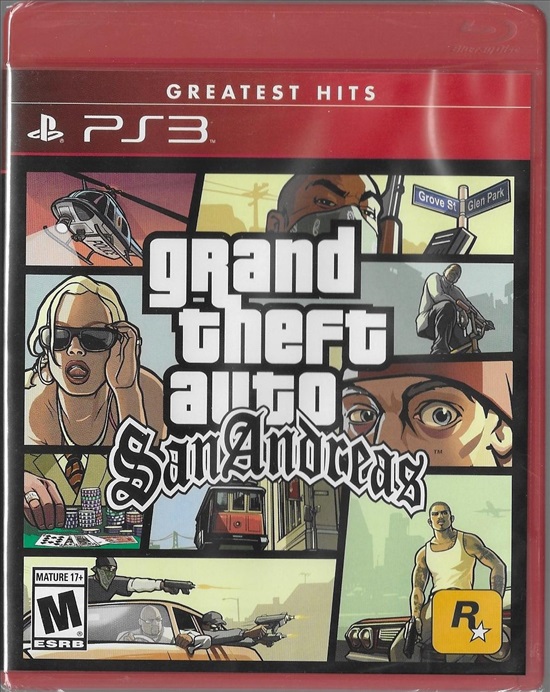 תמונה 1 ,GTA ג'י-טי-איי סן אנדראס למכירה בחולון משחקים וקונסולות  פלייסטיישן 3