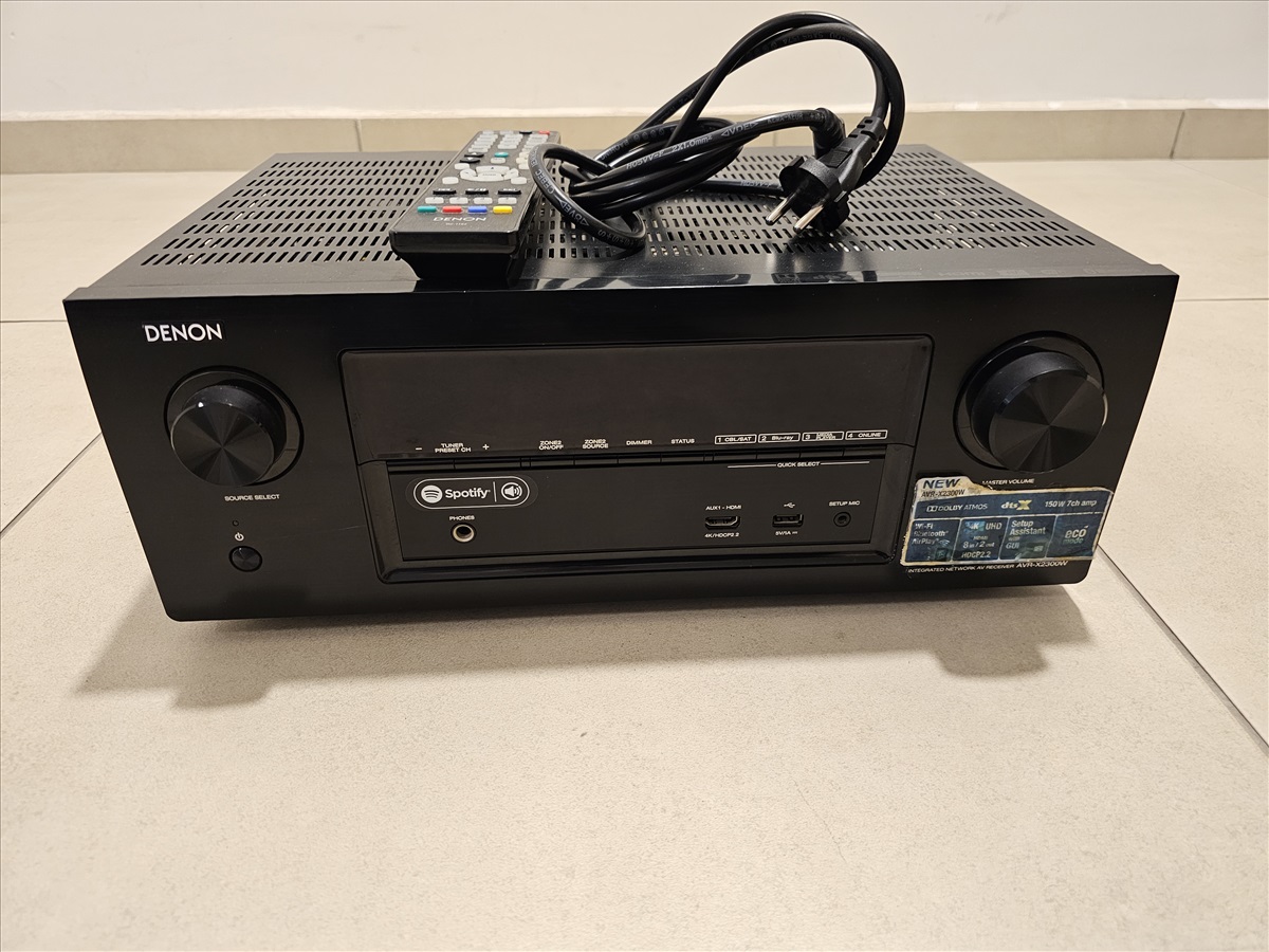 תמונה 1, Denon AVR-X2300W רסיבר למכירה בפתח תקווה | סטריאו ונגנים  מגברים