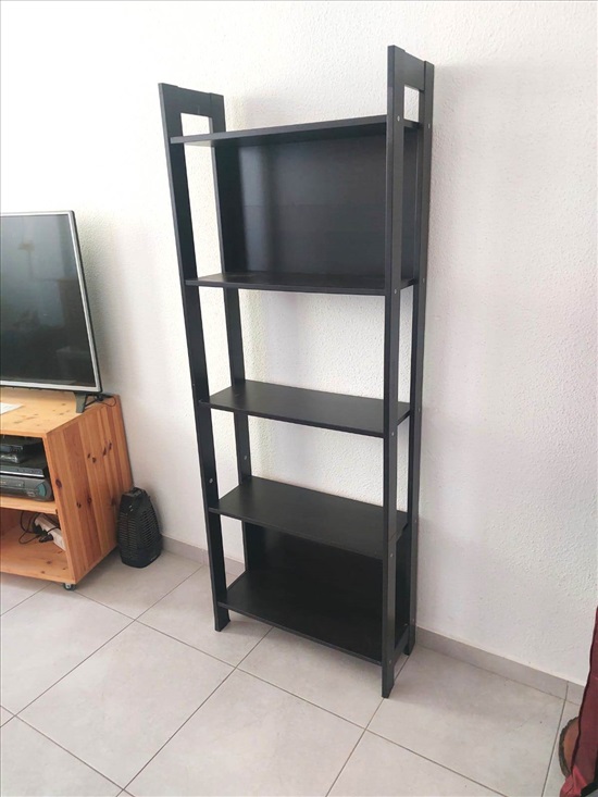 תמונה 3 ,כוננית חום כהה 24x62x165 ס"מ למכירה בהרצליה ריהוט  כוורת