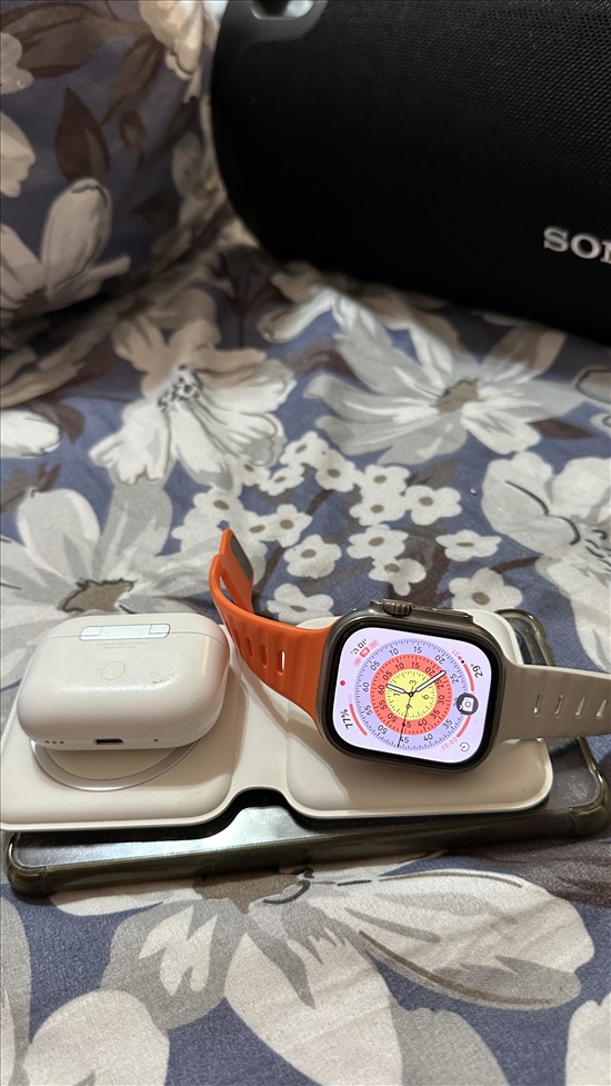 תמונה 1 ,מטען אלחוטי כפול Apple.  למכירה בבאר שבע סלולרי  מטען לנייד