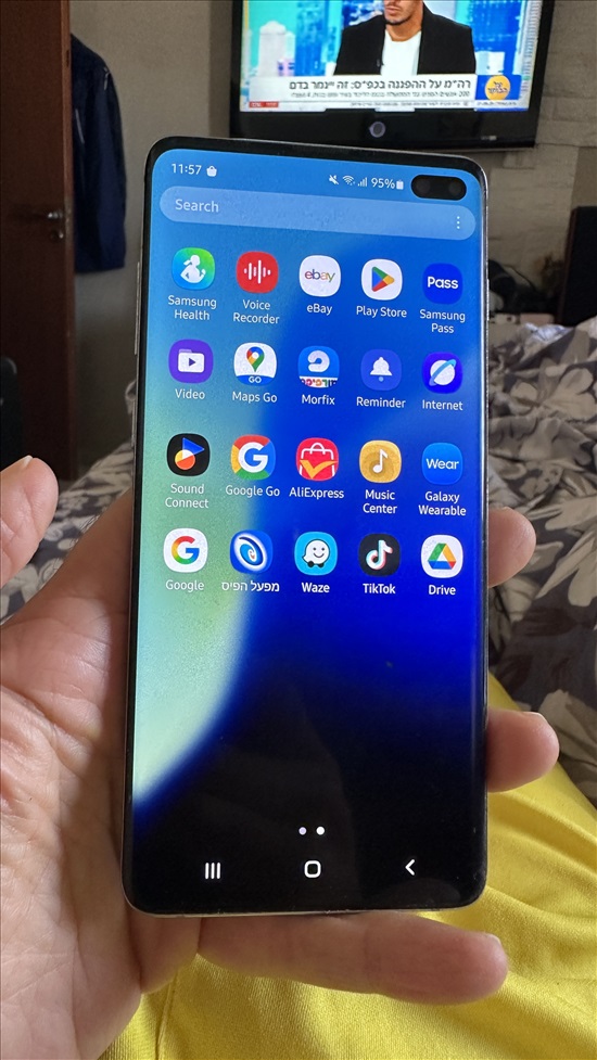 תמונה 2 ,Samsung galaxy s10 plus למכירה בבאר שבע סלולרי  סמארטפונים