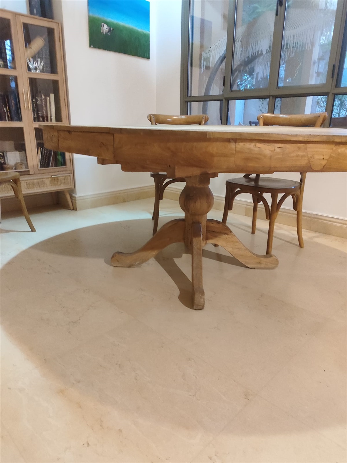 תמונה 1, שולחן  אוכל עגול בוקיצה  למכירה בבאר שבע | ריהוט  שולחנות