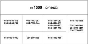 סלולרי מספרי זהב 2 
