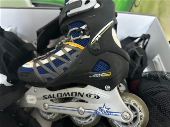 תמונה 1 ,רולר SALOMON + סט אביזרי מגן.  למכירה ברחובות ציוד ספורט  גלגיליות