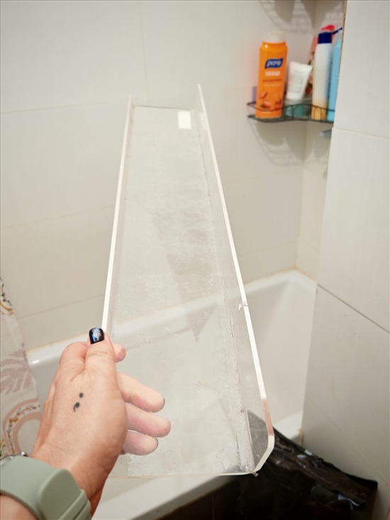 תמונה 1 ,סט 4 מדפים שקופים של IKEA למכירה ברמת גן ריהוט  מדפים