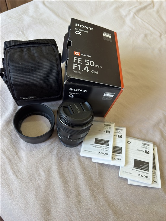 תמונה 1 ,עדשת סוני Sony FE 50mm f/1.4 למכירה בקרית מוצקין צילום  עדשות