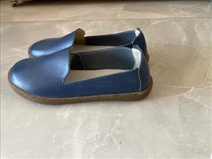 נעלי עור לרגל רחב  מידה 40 