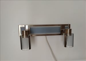 מנורת קיר עם 2 נורות הלוגן G9 