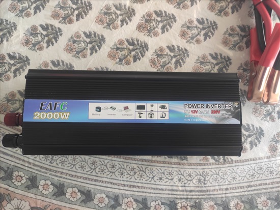 תמונה 1 ,ממיר מתח 2000W אל 12V על220V למכירה בבאר יעקוב קמפינג ונופש  אביזרים לרכב שטח