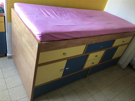 תמונה 1 ,מיטה גבוהה עם אחסוןXXL למכירה בירושלים ריהוט  מיטות