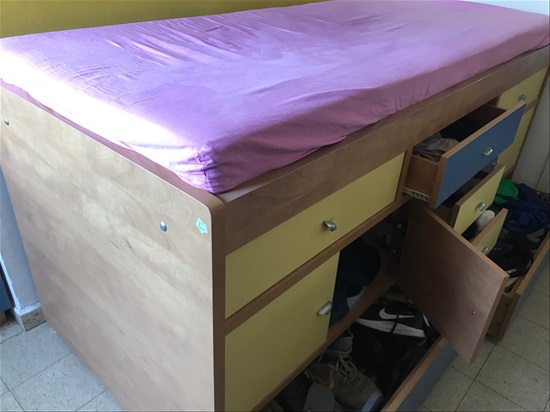 תמונה 4 ,מיטה גבוהה עם אחסוןXXL למכירה בירושלים ריהוט  מיטות