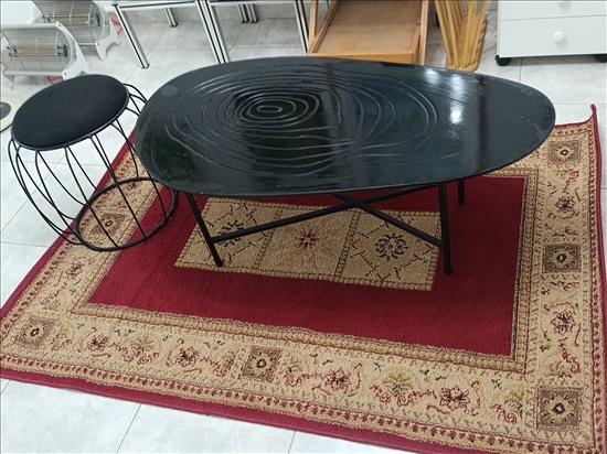 תמונה 3 ,שולחן סלוני שחור אובלי  למכירה בחיפה ריהוט  שולחנות