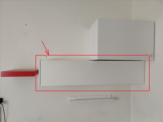תמונה 5 ,מדף עם דלת מבית IKEA למכירה בלוד ריהוט  מדפים