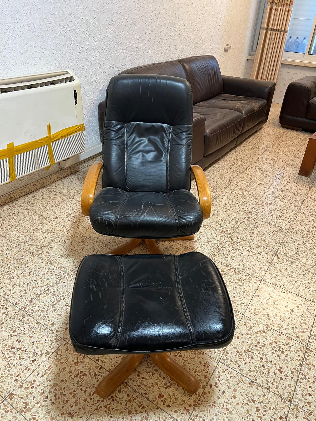 תמונה 1, כורסת טלויזיה מתכווננת מעור  למכירה בעפולה | ריהוט  כורסאות