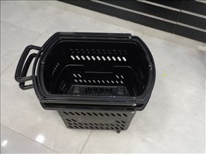 עגלת קופה טרולי 45 ליטר שחור 