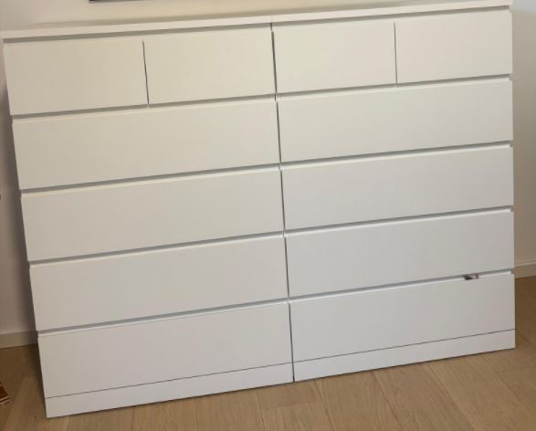 תמונה 6 ,IKEA MALM סט שידות למכירה בתל אביב ריהוט  שידות