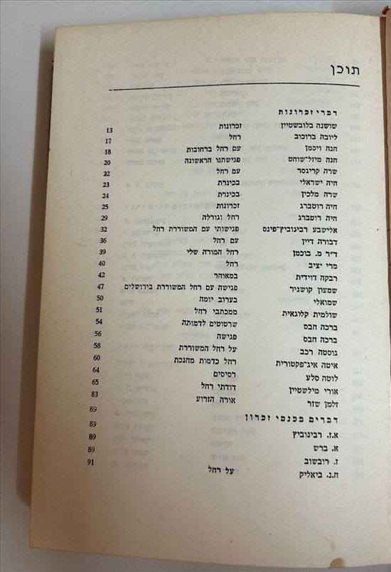 תמונה 4 ,רחל ושירתה ספר למכירה בנתניה ספרות ומאמרים  ספרי עיון ואלבומים