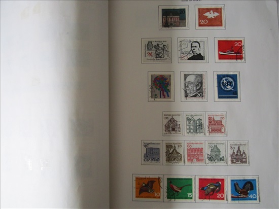 תמונה 10 ,בולים מערב גרמניה 1955-1977 למכירה בKiriyat-Motskin אספנות  בולים, מעטפות וגלויות